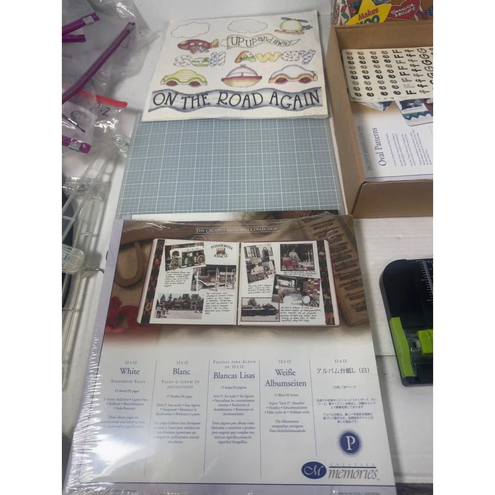 Memories‎ Forever Memory Album Kit 12x12 Scrapbook Trimming Templates
